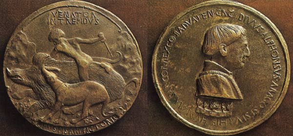 Pisanello, Medaglia di Alfonso V d'Aragona, 1449