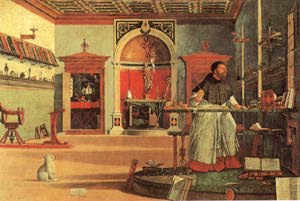 Vittore Carpaccio, Sant'Agostino nello studio